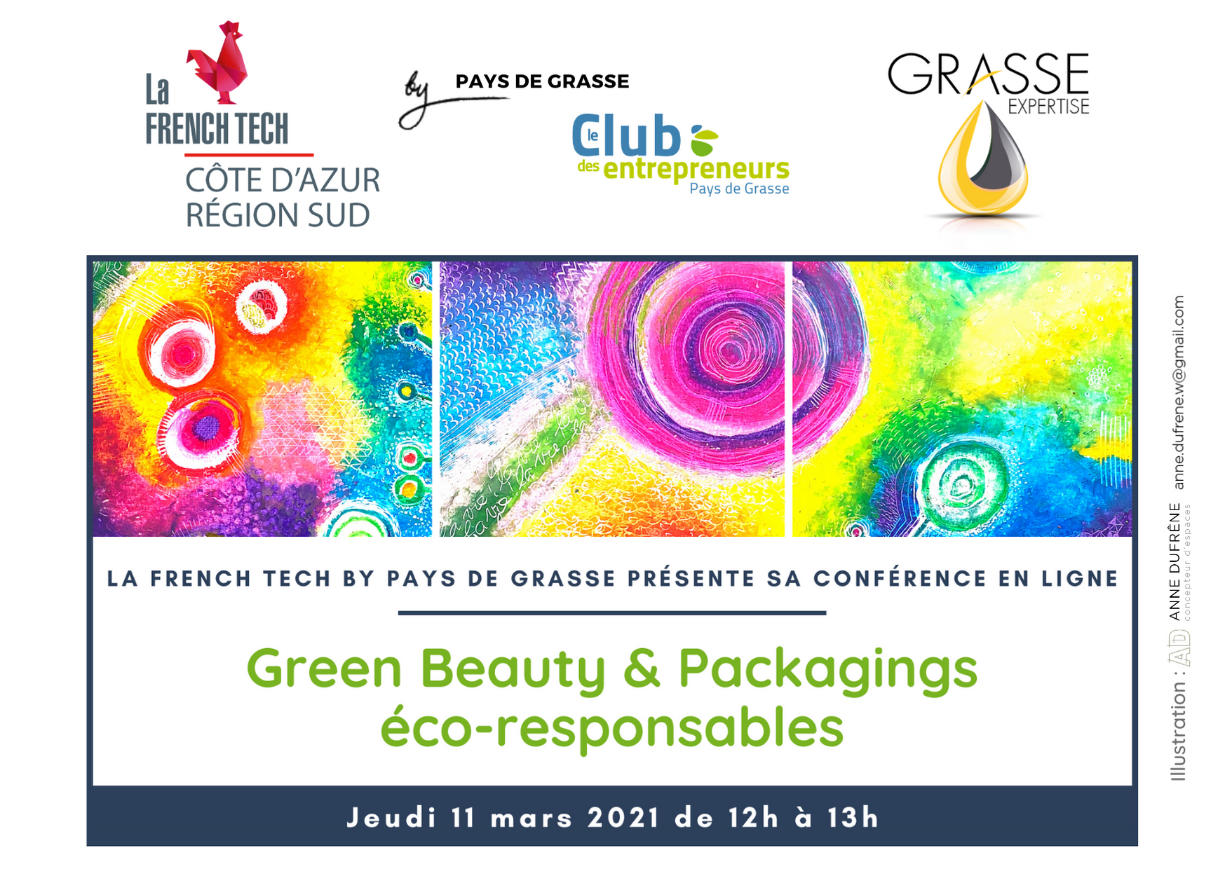 Conférence en ligne Green Beauty &  Packagings éco-responsables